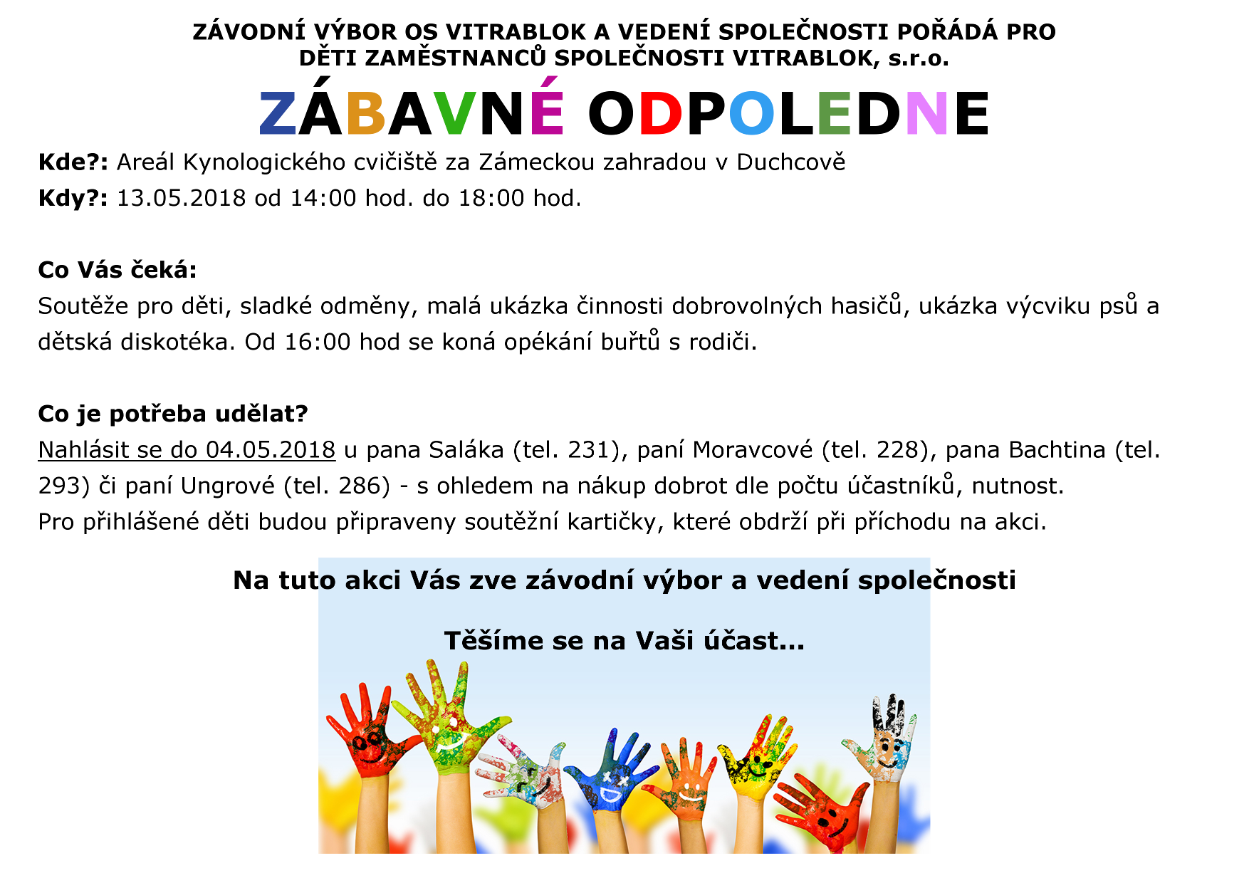 zabavne odpoledne 2018